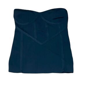 Zara Corset, stretchy Bustier, Black XS